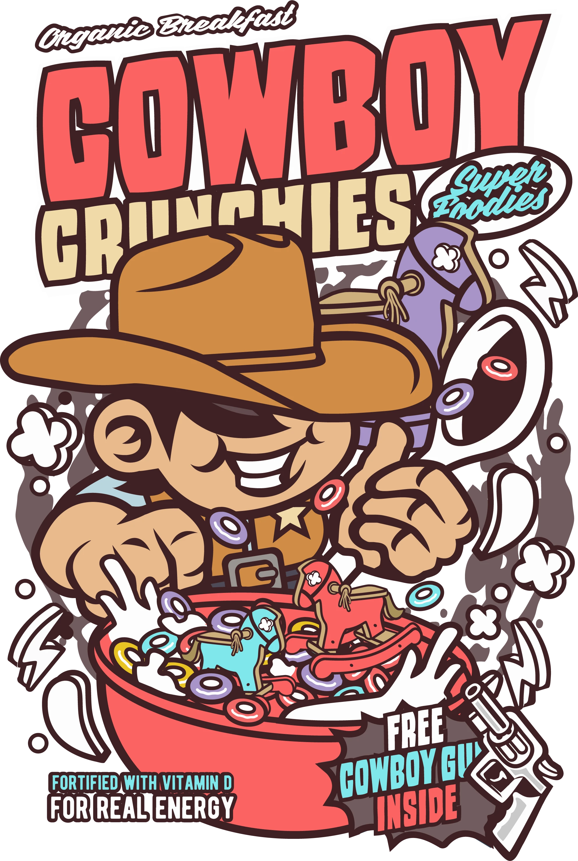 Cowboy Crunchie | Heat Transfer