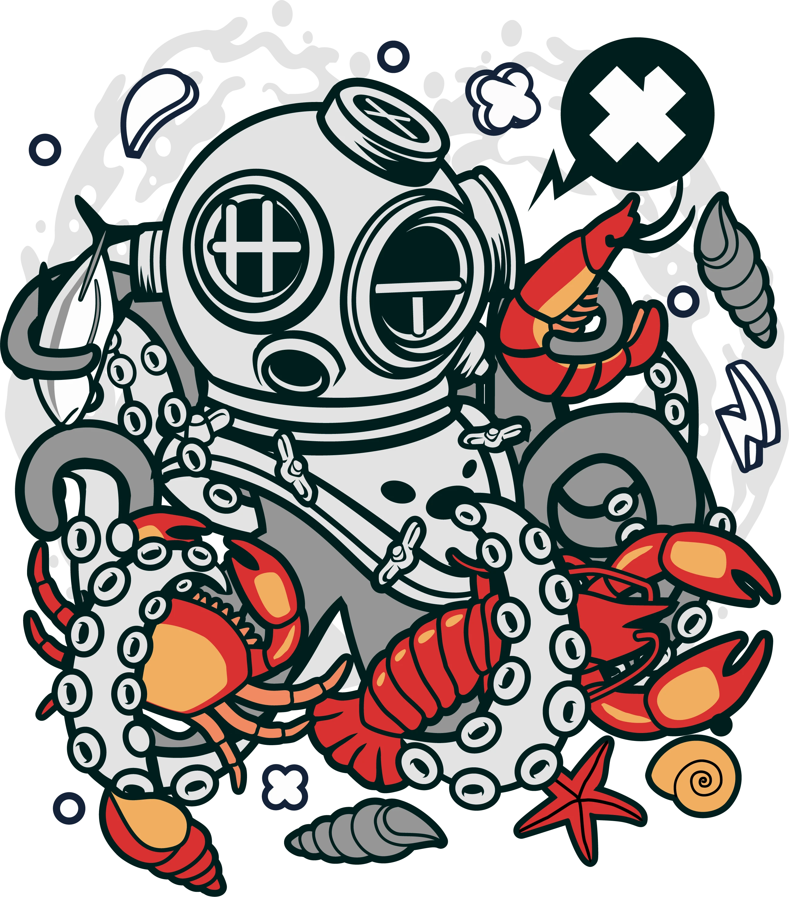 Diver Octopus | Heat Transfer